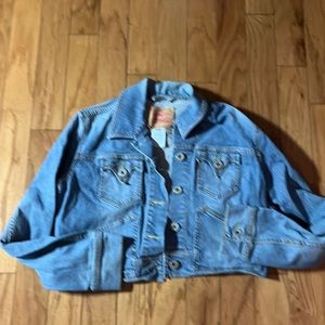 Levi cropped denim jacket